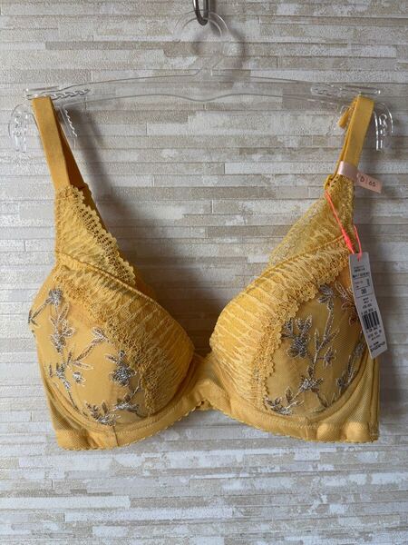 D65」トリンプ ナチュラルスリム 日本庭園景色クワイエットガーデン ブラジャー