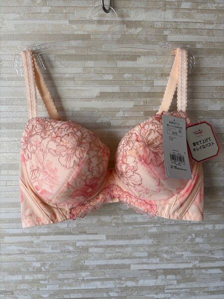 E75」トリンプ プレミアム レッドレーベル ヨセアゲハ ブラジャー