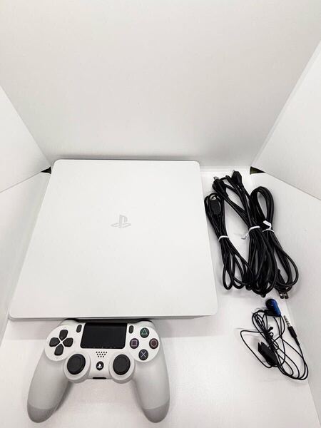 【極美品】FW11.00以下 FW9.03 PlayStation4 CUH-2100A グレイシャーホワイト 500GB 本体 箱付き 動作確認済み