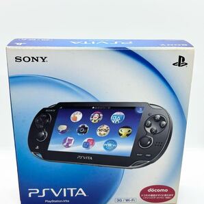 【新品未開封】 PlayStation Vita PCH-1100 クリスタルブラック 本体