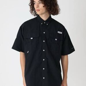 Columbia バハマ II 半袖シャツ S 黒 PFG UVカット ベンチレーション機能付 Bahama II Shirt Black PFG Ventilation UV Cut Fishing Gear
