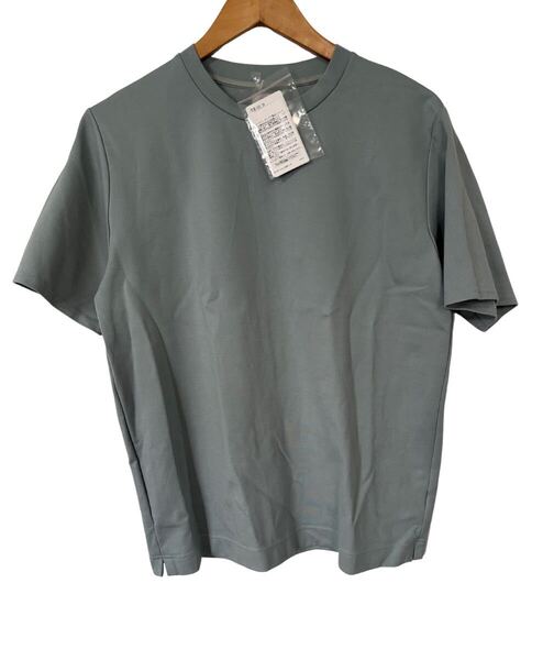 24ss 417 EDIFICE JAPONCH 日本製カットソー Mサイズ ストレッチ素材 グリーン系417 Made in Japan Stretch Tee M Green 半袖Tシャツ