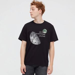 UNIQLO 村上春樹 UT Tシャツ 1Q84 月プリント Lサイズ コットン100% UNIQLO Haruki Murakami 1Q84 Moon Print T-Shirt L Cotton 100% 半袖