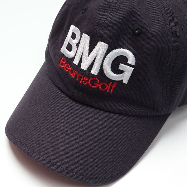 BEAMS GOLF キャップ BMGロゴ ブラック 刺繍 綿100% 調整可 BEAMS GOLF BMG Logo Cap Black Cotton Adjustable 帽子
