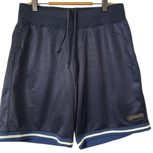 DELUXE メッシュショーツ ネイビー Lサイズ 日本製 ポリ100 20SS Mesh Shorts Navy Size L Made in Japan Poly 100% ハーフパンツ