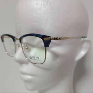 未使用 nano・universe メガネフレーム NIU-2027 コンビ ボストン型 チタン製 Unused Glasses Frame NIU-2027 Boston Combo Titanium 眼鏡