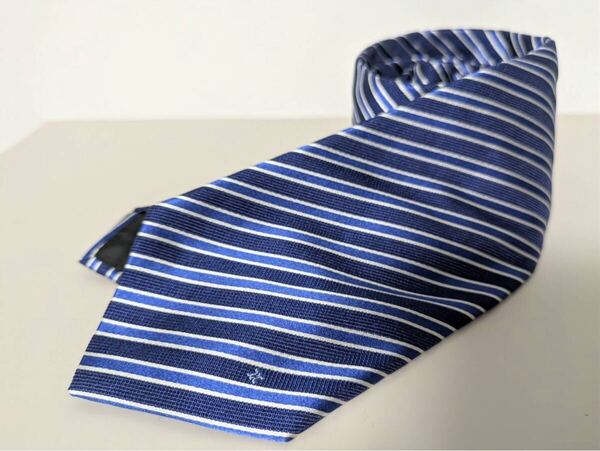 美品 CELINE セリーヌ ネクタイ シルク100% ストライプ イタリア製 Excellent CELINE Silk Tie 100% Striped Made in Italy