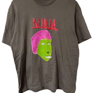 THE NERDYS NINA プリントTシャツ グラフィック Lサイズ 日本製 アート系 Graphic T-shirt L Size Made in Japan Artsy Design