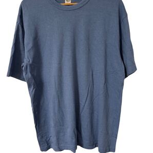 ロンハーマン ルーズフィットTシャツ M ヘンプ混 日本製 ブルー系 Ron Herman Hemp Mix T-Shirt M Blue Made in Japan Relax Fit 半袖