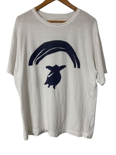 45R フラガール Tシャツ 5 日本製 綿100 大きなダメージ無 ゆったり 45R Hula Girl T-shirt Size 5 Made in Japan Cotton Relaxed Fit