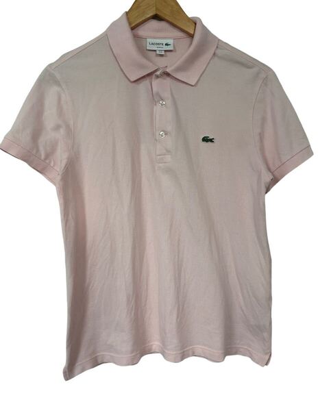 ラコステ 日本製 PH7937L スリムポロシャツ ピンク S LACOSTE Slim Fit Polo Shirt Pink Made in Japan S 半袖 定価17600円