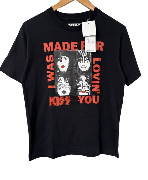 タグ付未使用 KISS バンドTシャツ 黒 Mサイズ I WAS MADE FOR LOVIN’ YOU New with Tag KISS Band T-shirt Black M Size 半袖