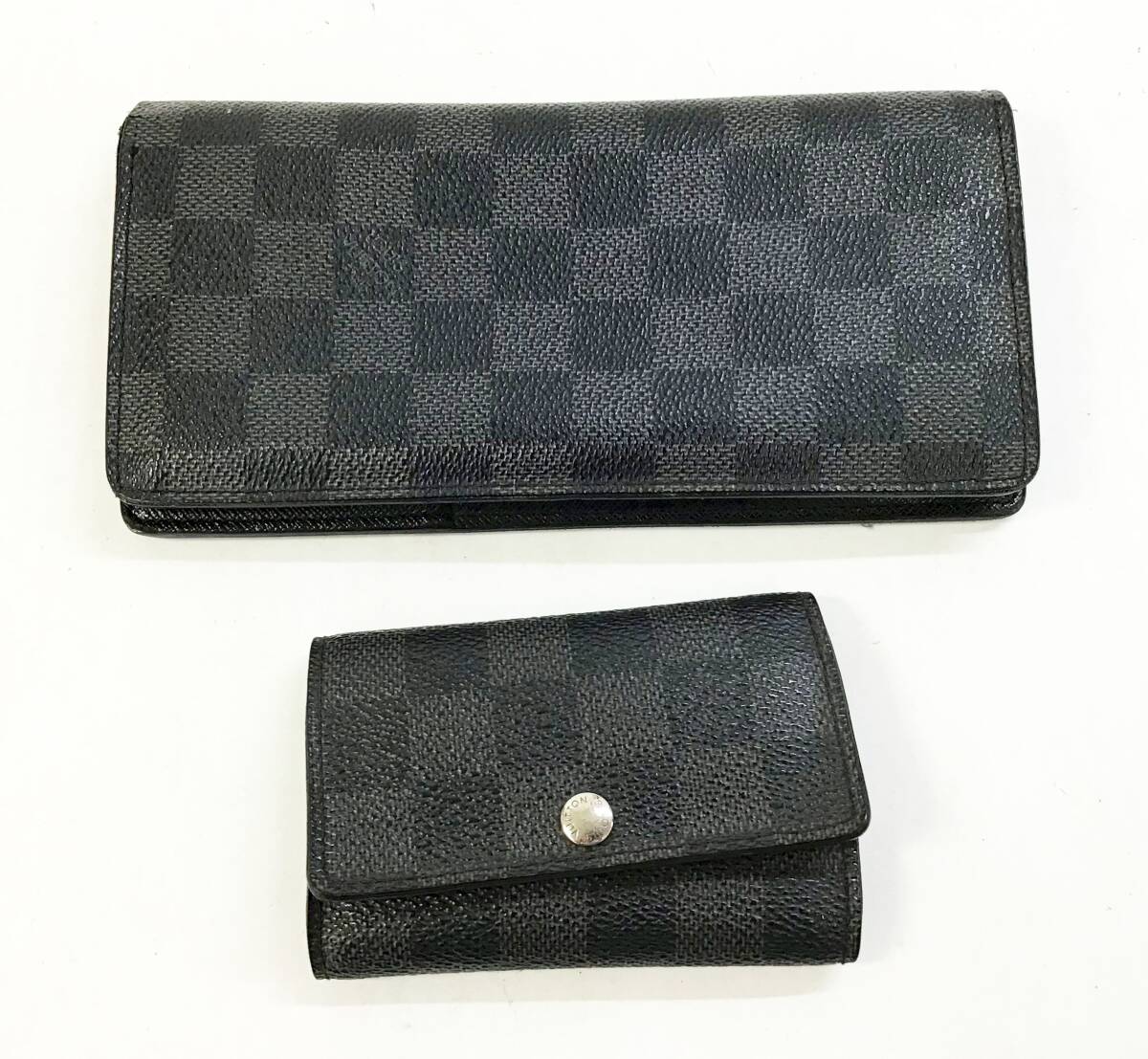 ルイヴィトン　キーケース　6連　ダミエ グラフィット　ブラック　レザー　正規品 ルイヴィトン 6連キーケース ダミエ・グラフィット