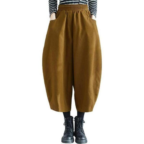 【F】パンツ ワイドパンツ ガウチョパンツ ロング アンクル 可愛い ゆったり お出かけ おしゃれ レディース トレンドカラー