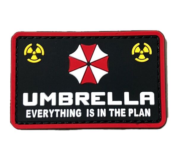 UMBRELLA CORPORATIONベルクロラバーワッペン② バイオハザード アンブレラコーポレーション