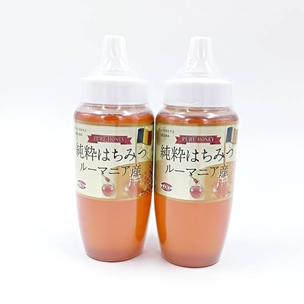 2本 ルーマニア産 純粋はちみつ 500g 正栄 蜂蜜 ハチミツ
