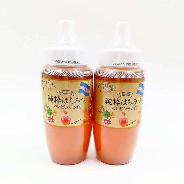 2本 アルゼンチン産 純粋はちみつ 500g 正栄 蜂蜜 ハチミツ
