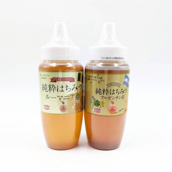 ※2本 純粋はちみつ ルーマニア & アルゼンチン 500g 正栄 蜂蜜 ハチミツ