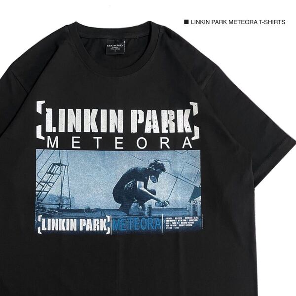 LINKIN PARK リンキンパーク XLサイズ 半袖 Tシャツ ロック バンドT ブラック メテオラ