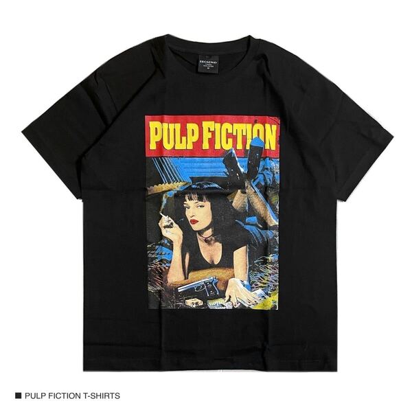 PULP FICTION パルプフィクション Lサイズ 半袖 Tシャツ 映画 ムービーT バンドT