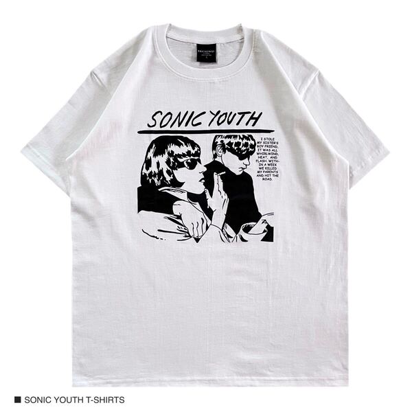 SONIC YOUTH ソニックユース Lサイズ 半袖 Tシャツ ロック バンドT