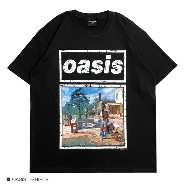OASIS オアシス Lサイズ 半袖 Tシャツ ロック バンドT Tee