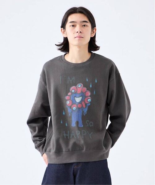 【完売品 美品】ミャクミャク スウェット FREEサイズ 大阪・関西万博 B.C STOCK EXPO2025 × SHINICHIROINUI 別注 MYAKUMYAKU 黒