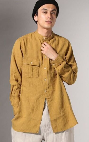 【美品 定価14850円】JOURNAL STANDARD J.S HOMESTEAD RAF OFFICER 長袖シャツ 日本製 made in japan Mサイズ shirt