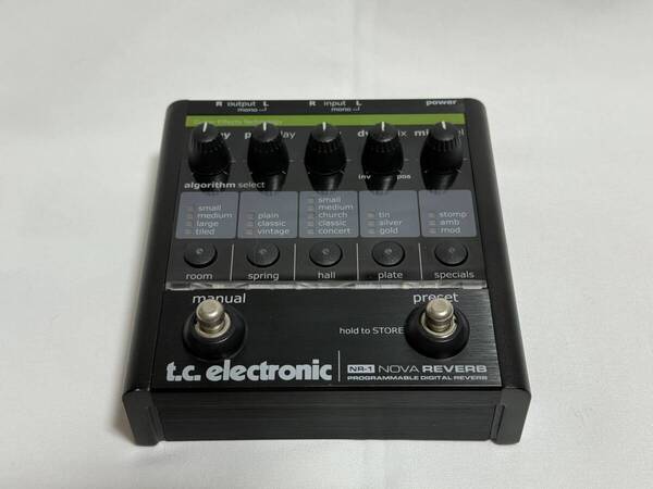 t.c.electronic NR-1 NOVA REVERB プログラマブル・デジタル・リヴァーブ