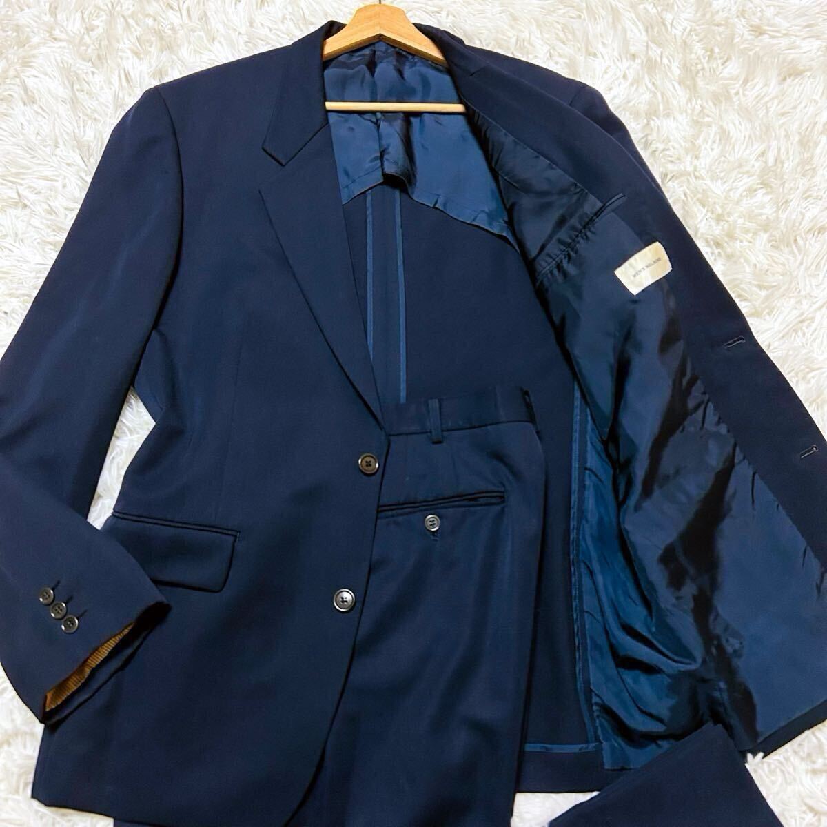 ⚫︎美品【FARAGO】フォーマルスーツ上下 3点セット(BB5)紺ブレ 無地 美品【FARAGO】フォーマルスーツ上下 3点セット(BB5)紺ブレ