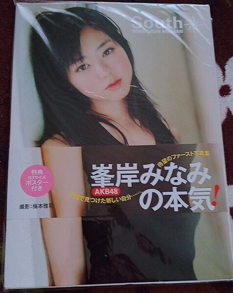 【送料無料】峯岸みなみ 初版 写真集 South 希少品 入手困難 レア AKB48