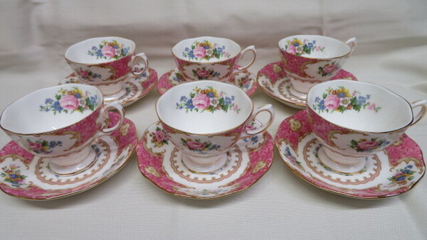 送料込み ロイヤルアルバート ROYAL ALBERT カップ&ソーサー 6客セット