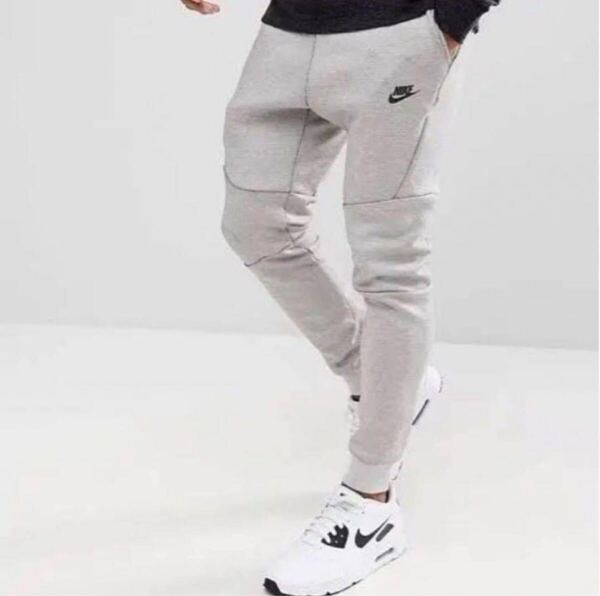 NIKE テックフリース ジョガーパンツ グレー ブラック L スウェット 805163-013