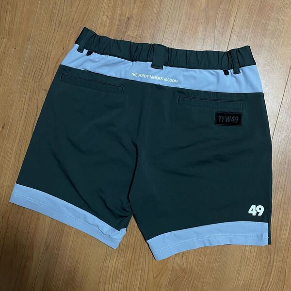 TFW49 ショートパンツ チャコール XL ハーフパンツ ゴルフ junhashimoto