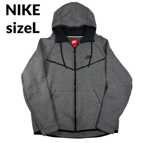 【廃盤品】NIKE ナイキ テックフリース ウィンドランナー L グレー 希少