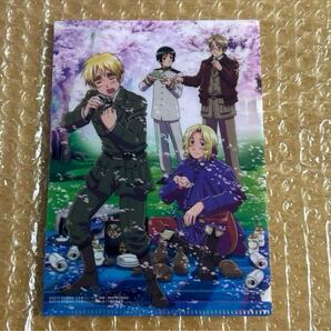 ヘタリア ミニクリアファイル 非売品 銀幕ヘタリア 特典 クリアファイル Axis Powers Paint it. White(白くぬれ!) サンシャイン60展望台