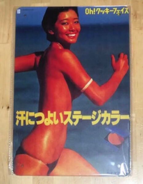 【 NL 08 】☆クッキーフェイス☆レトロ☆ブリキ看板☆