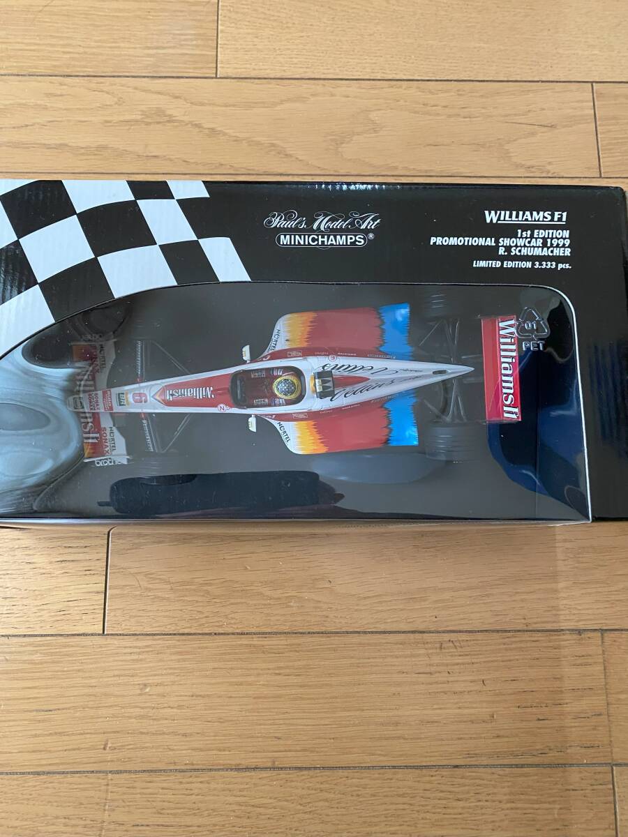 未開封未使用 ミニチャンプス1/18 WILLIAMSF R.シューマッハ