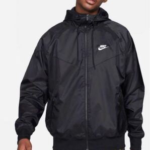 美品 ナイキ NIKE ウィンド パーカー DA0002 ブラック ナイロン MENS メンズ