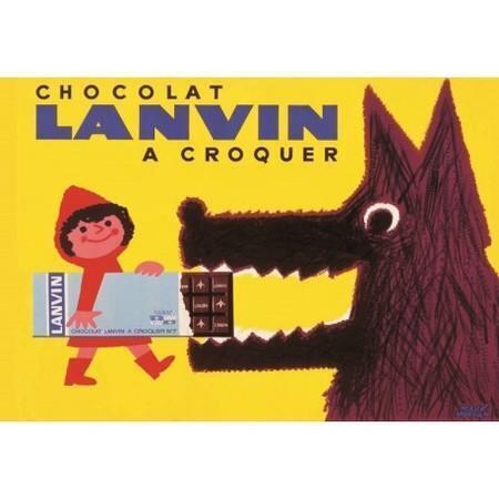 ポスター H.Morvan【LANVIN】エルベ・モルヴァン チョコレート ショコラ フランス輸入
