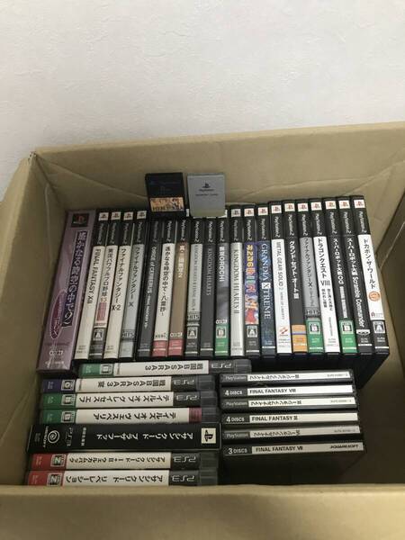 ps1 ps2 ps3 ソフト ps2メモリーカード ps1メモリーカード セット 送料無料〜 まとめ ff テイルズ 無双 キングダムハーツ 色々