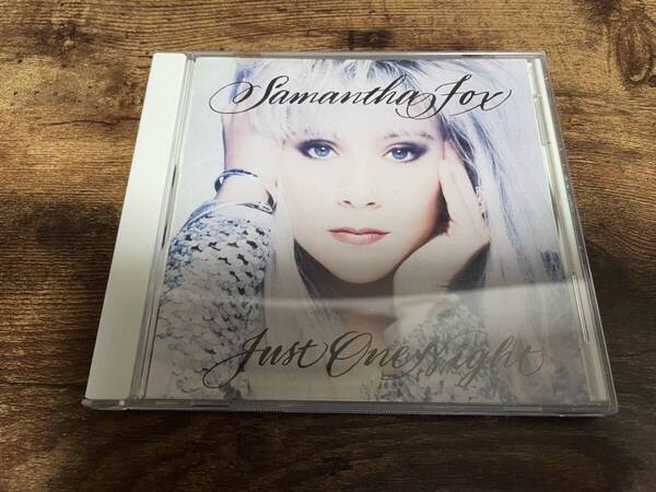 サマンサ・フォックスCD「ジャスト・ワン・ナイト」SAMANTHA FOX●