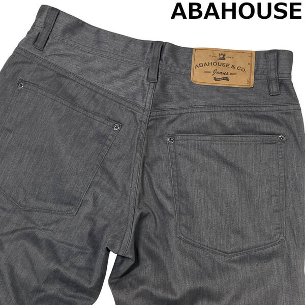 ABAHOUSE JEANS ecru size.1 (約76cm W30相当) エクリュ ストレッチ テーパード スリム フィット コットンパンツ メンズ スラックス