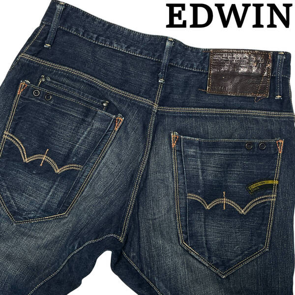 EDWIN エドウィン EF503 W28 (約79cm W31相当) 廃版 サルエル E-FUNCTION 立体裁断 デニム パンツ メンズ 503