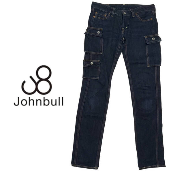 johnbull ジョンブル デニムカーゴパンツ サイズL (約79cm W31相当)フラップポケット ジョンブル 岡山 倉敷 児島