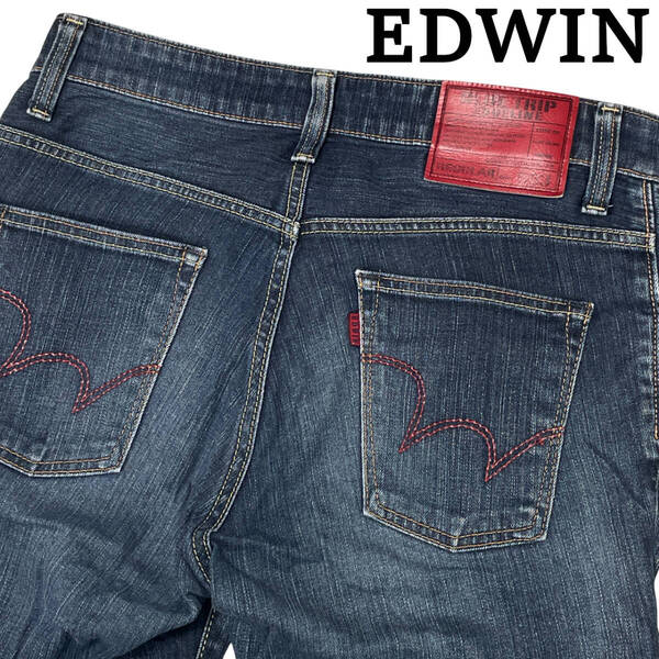 EDWIN エドウィン EG503 W31 (約78cm) REGULAR ストレート 503 ストレッチ ブルートリップ デニムパンツ ジーンズ メンズ