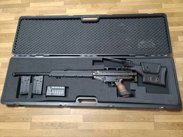 【VFC】H&K PSG-1 GBBR Bow Master×GMF B&Tタイプ 5ポジションバットストック