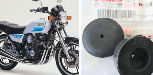 ■送料込み■XJ400 XJ550 ガソリンタンクゴム YAMAHA純正 2個セット