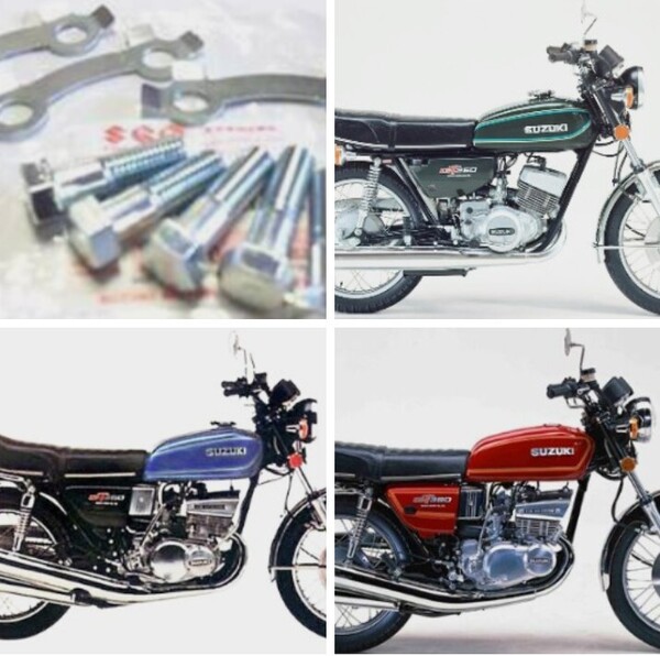 ■送料込み■GT250 GT380 GT550 ディスクローター ボルト SUZUKI純正部品 フロントフォーク