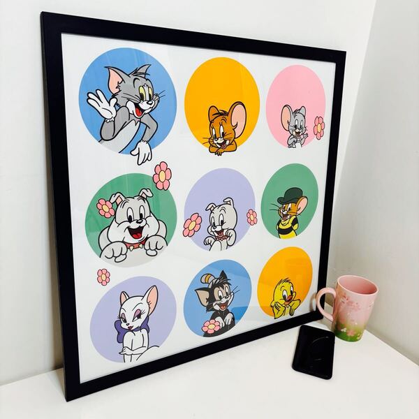 【50cm×50cmポスター】トムとジェリー トムジェリ ④(新品)